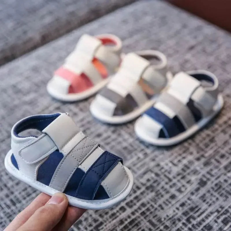 Summer Flat Newborn Prewalkers Sandals - IVORYNN