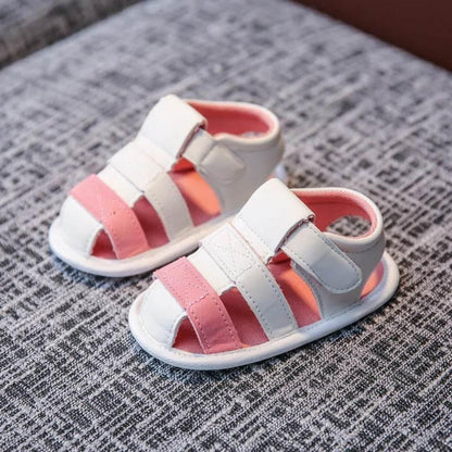Summer Flat Newborn Prewalkers Sandals - IVORYNN