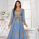 Summer Floral Anti Pilling Breathable Jalabiya - IVORYNN