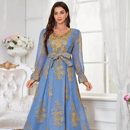 Summer Floral Anti Pilling Breathable Jalabiya - IVORYNN