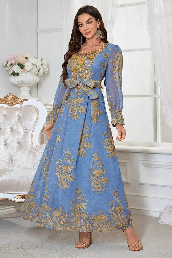 Summer Floral Anti Pilling Breathable Jalabiya - IVORYNN