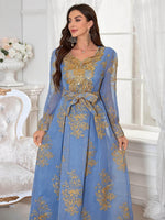 Summer Floral Anti Pilling Breathable Jalabiya - IVORYNN
