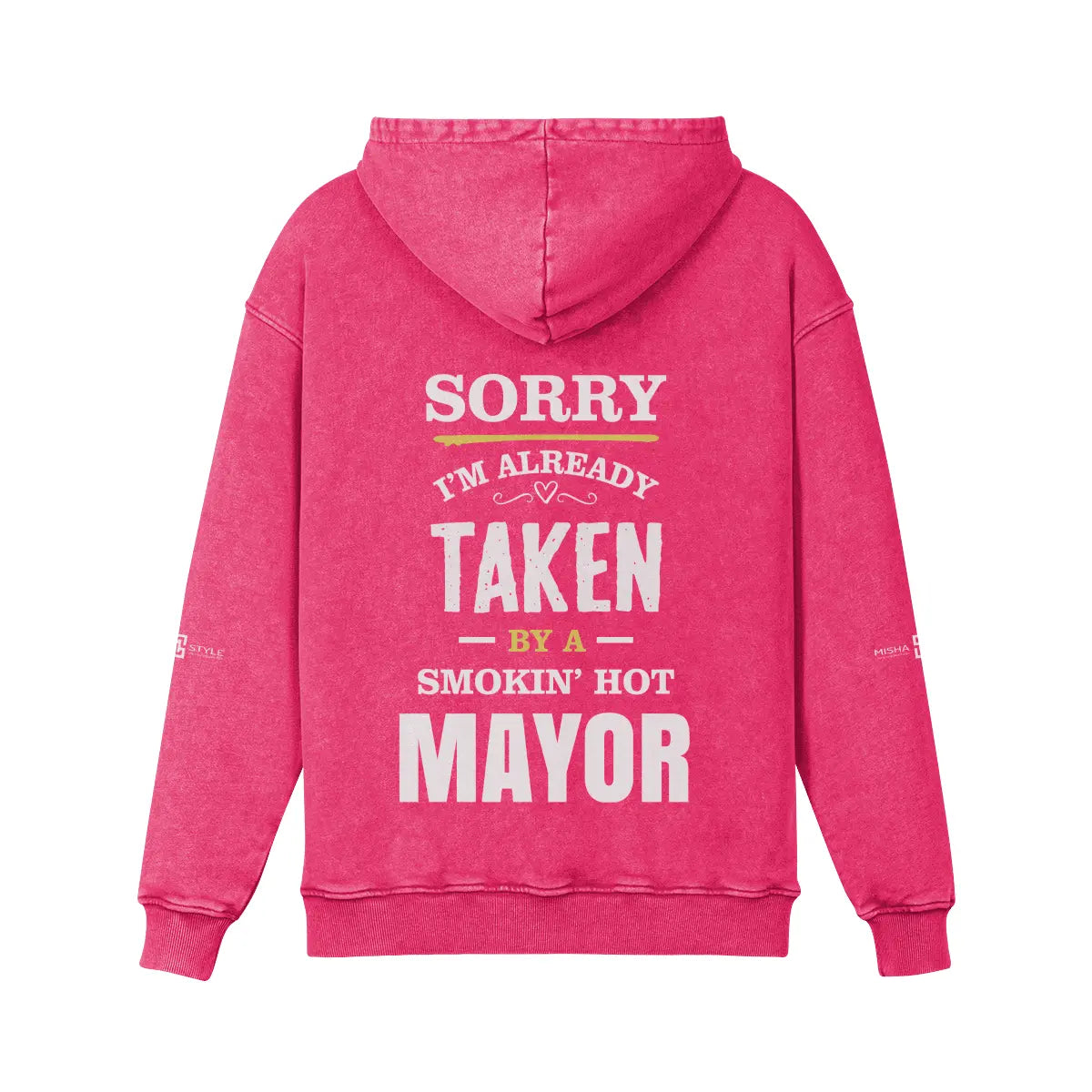 Super Heavyweight Faded Super Pink Hoodie - IVORYNN