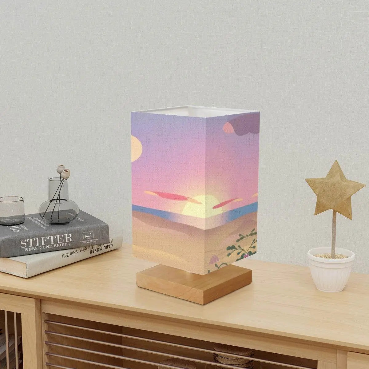 The Sea Show Square Table Lamp - IVORYNN