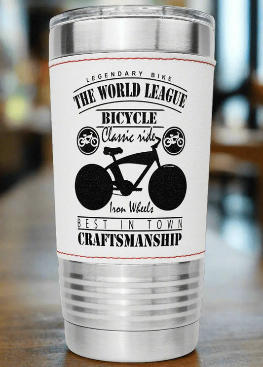 The World League 20oz Baseball Stainless Steel Tumbler