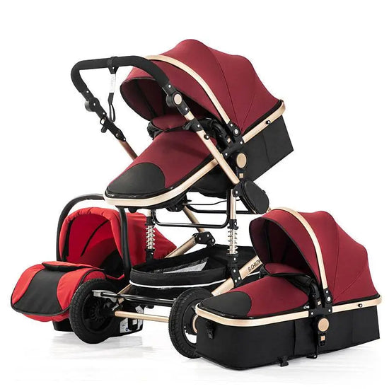 Travel Baby Stroller Luxury 3 In One - IVORYNN