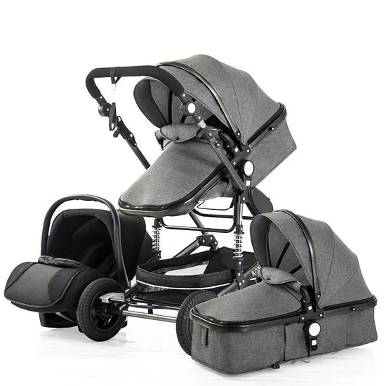 Travel Baby Stroller Luxury 3 In One - IVORYNN