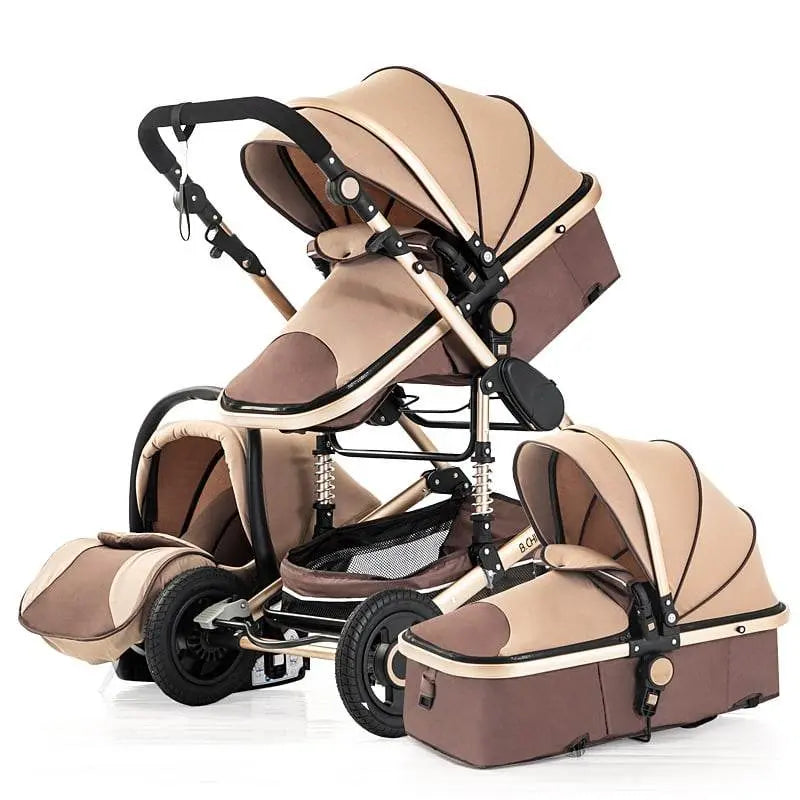 Travel Baby Stroller Luxury 3 In One - IVORYNN