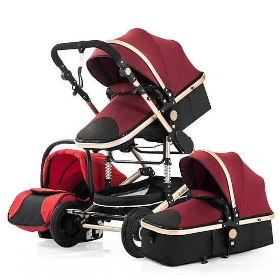 Travel Baby Stroller Luxury 3 In One - IVORYNN