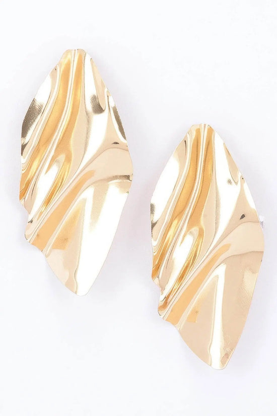 Trendy leaf Metal Earring - IVORYNN