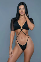 Two Pieces Black Swimsuit - IVORYNN