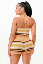 Two Pieces Cocu Crochet Short Set - IVORYNN