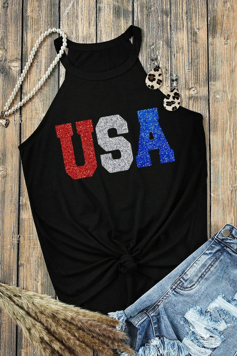 USA Grecian Neck Cami Tank - IVORYNN