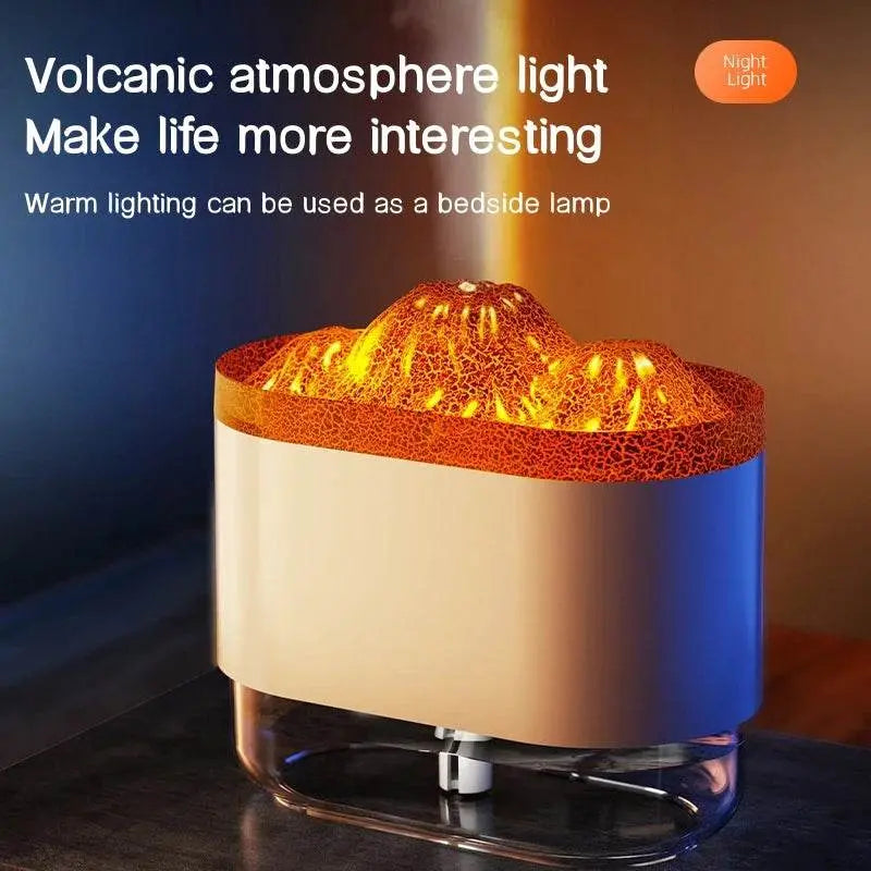 USB Volcano Air Humidifier Aromatherapy 300ML - IVORYNN