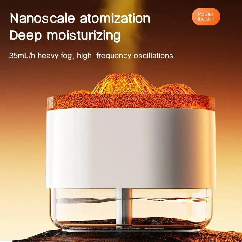USB Volcano Air Humidifier Aromatherapy 300ML - IVORYNN