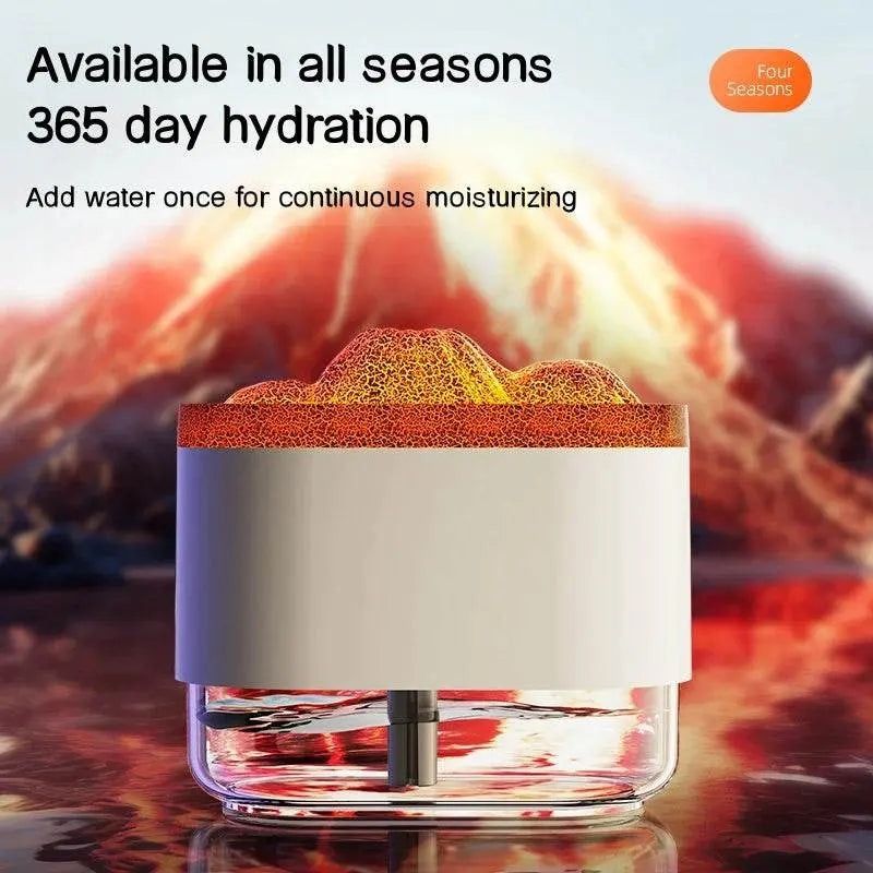 USB Volcano Air Humidifier Aromatherapy 300ML - IVORYNN