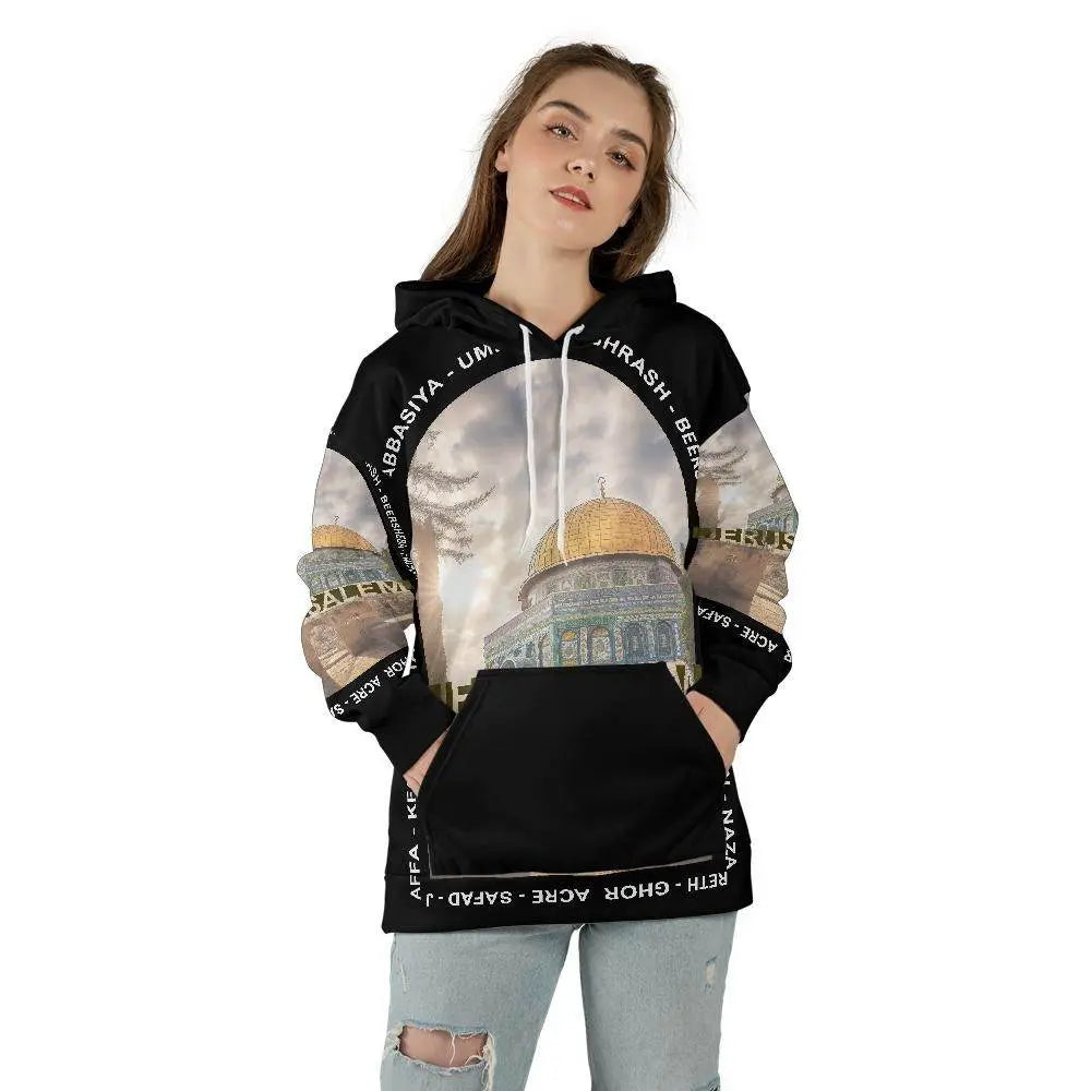 Uniqe Black Hoodie Lightweight - IVORYNN