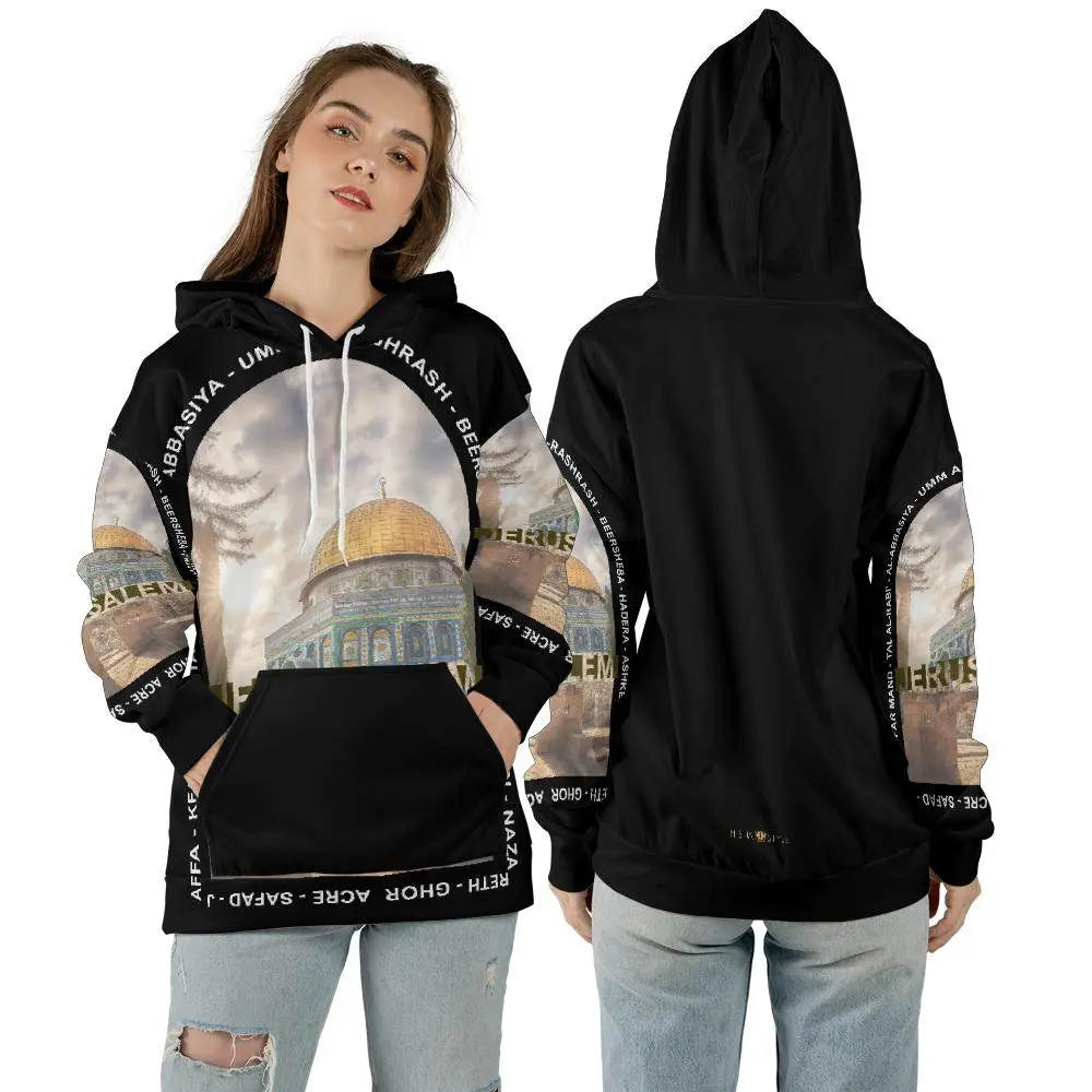 Uniqe Black Hoodie Lightweight - IVORYNN