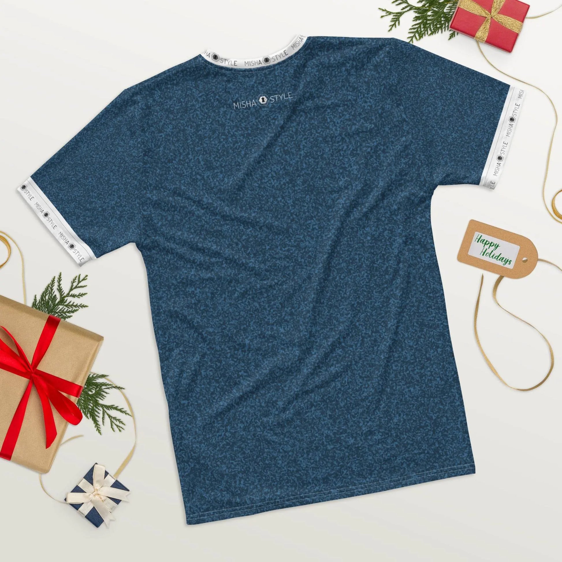Unique Air Japanese Indigo Men T-Shirt - IVORYNN