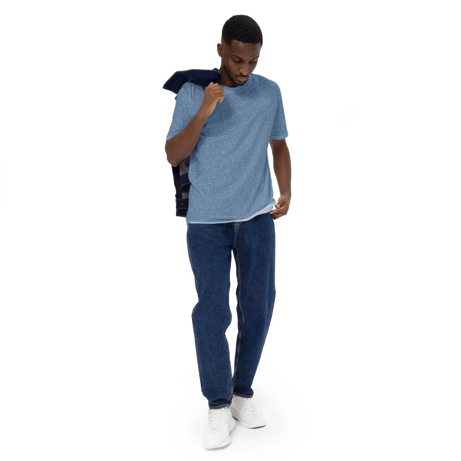 Unique Air Superiority Blue Men T-Shirt - IVORYNN