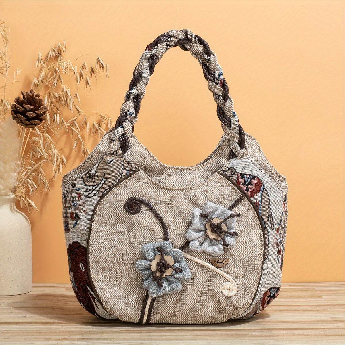 Unique Floral Handmade Bohemian Bags - IVORYNN