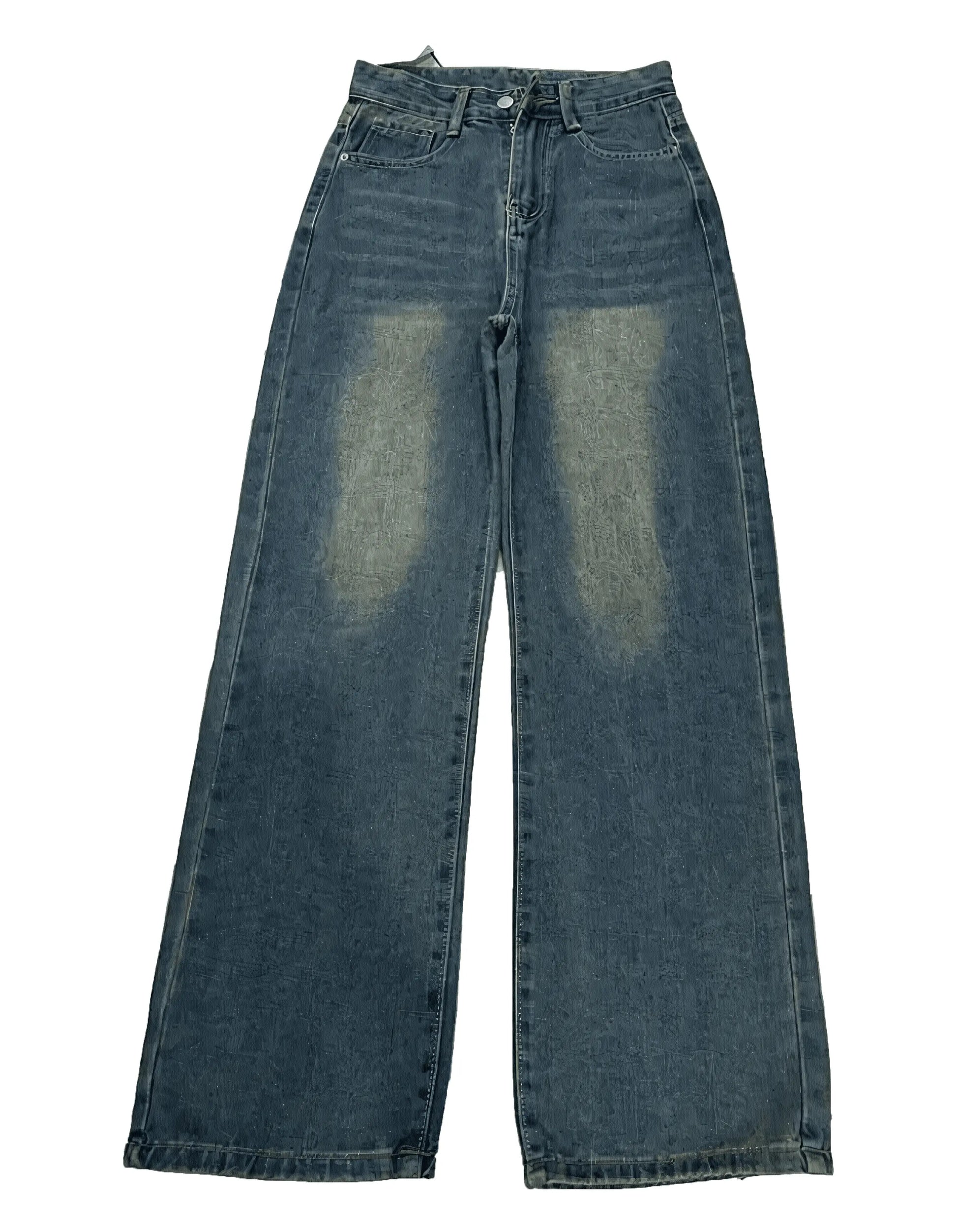 Vintage Casual Wide Leg Summer Jeans - IVORYNN