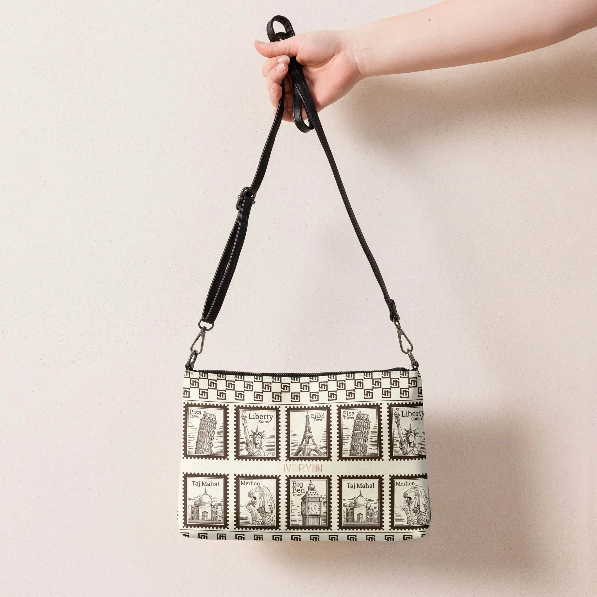 Vintage Stanp Crossbody Luxury bag - IVORYNN