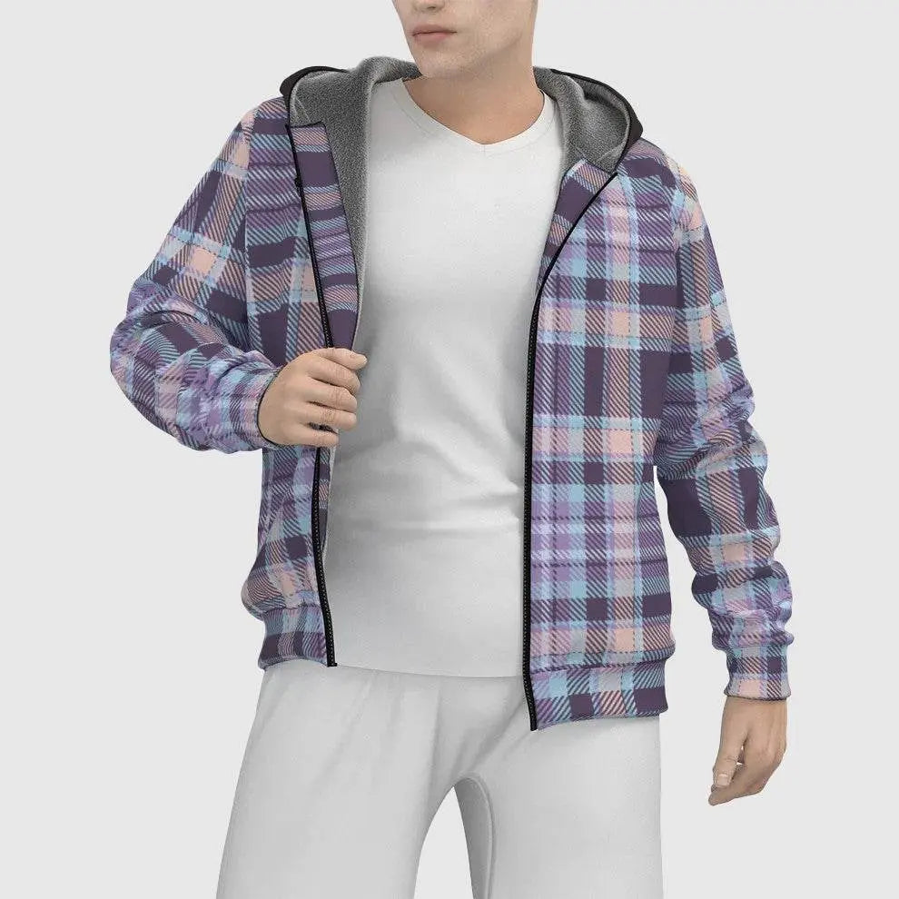 Warmth Sherpa Fleece Zip Up Hoodie - IVORYNN
