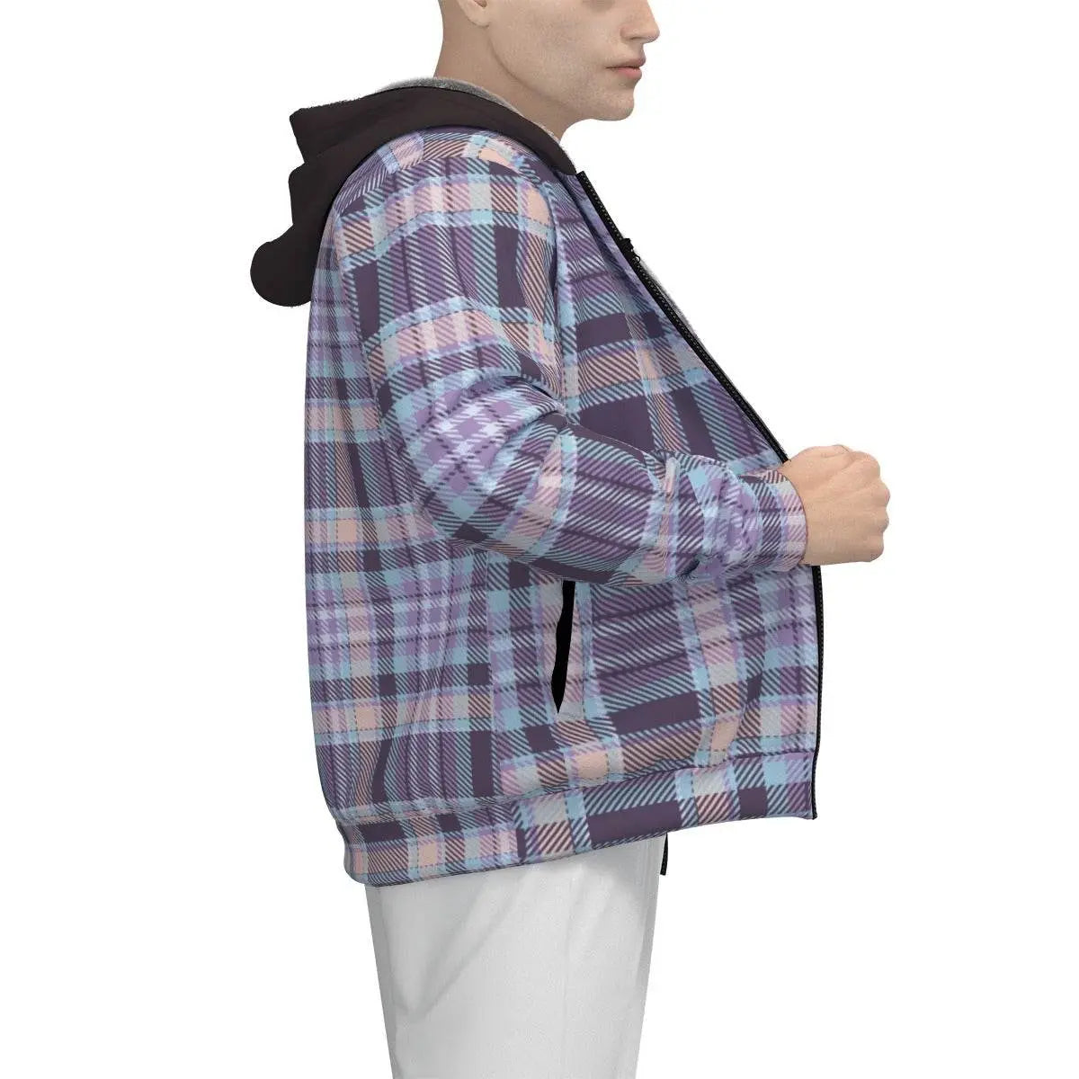 Warmth Sherpa Fleece Zip Up Hoodie - IVORYNN