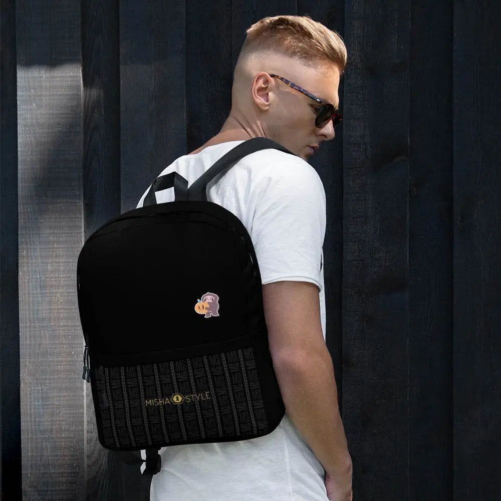 Waterproof Sports Activities Black Backpack - IVORYNN