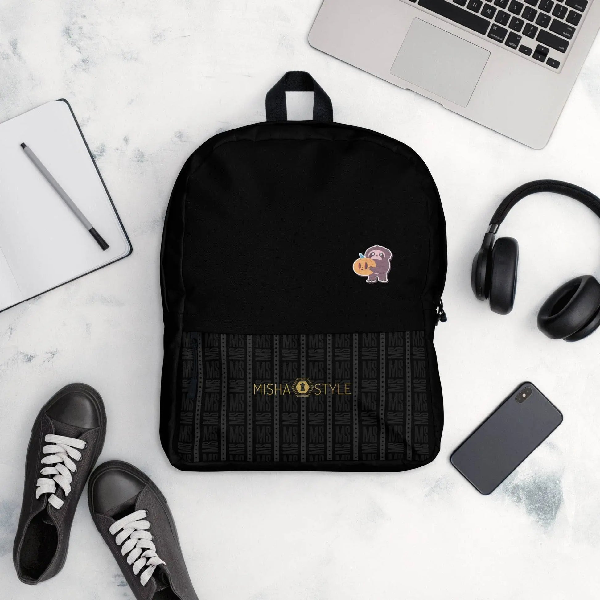 Waterproof Sports Activities Black Backpack - IVORYNN