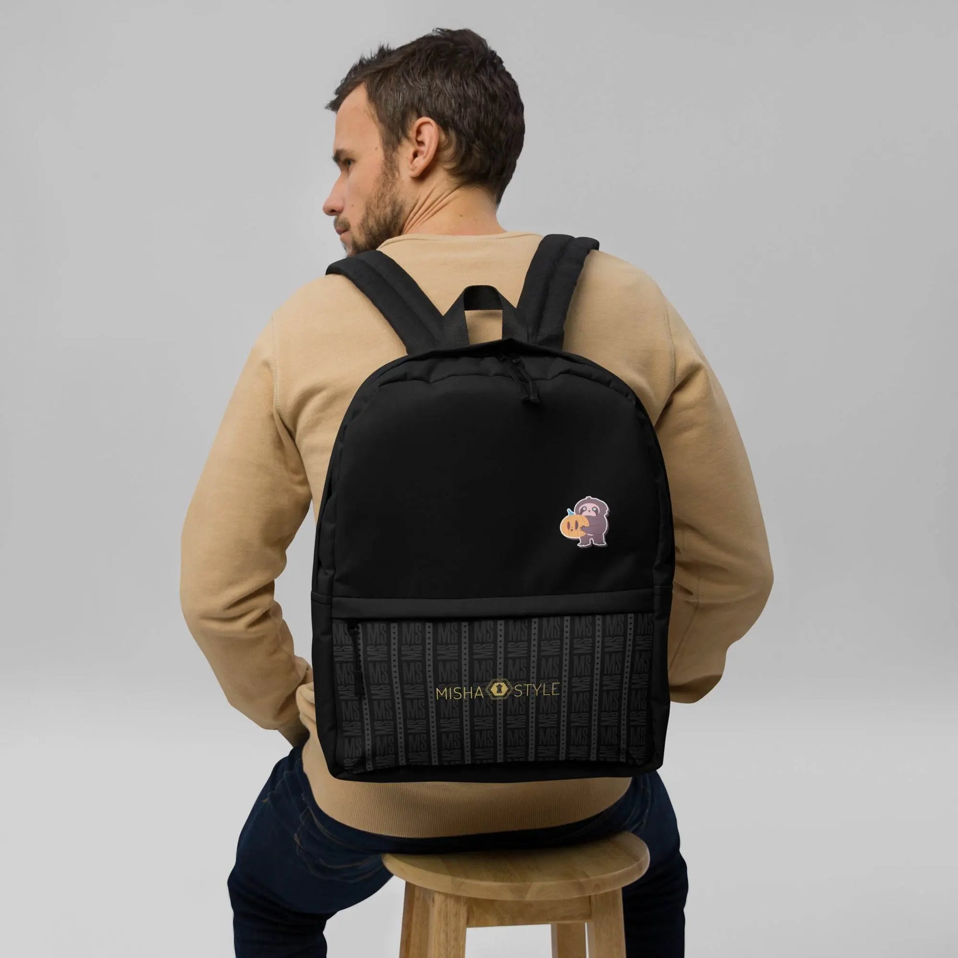 Waterproof Sports Activities Black Backpack - IVORYNN