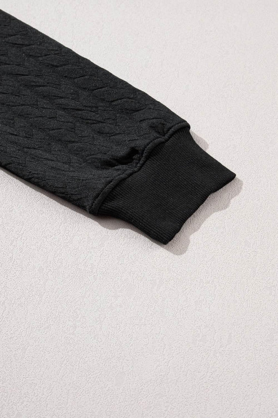 White Merry and Bright Quilted Sweatshirt - IVORYNN