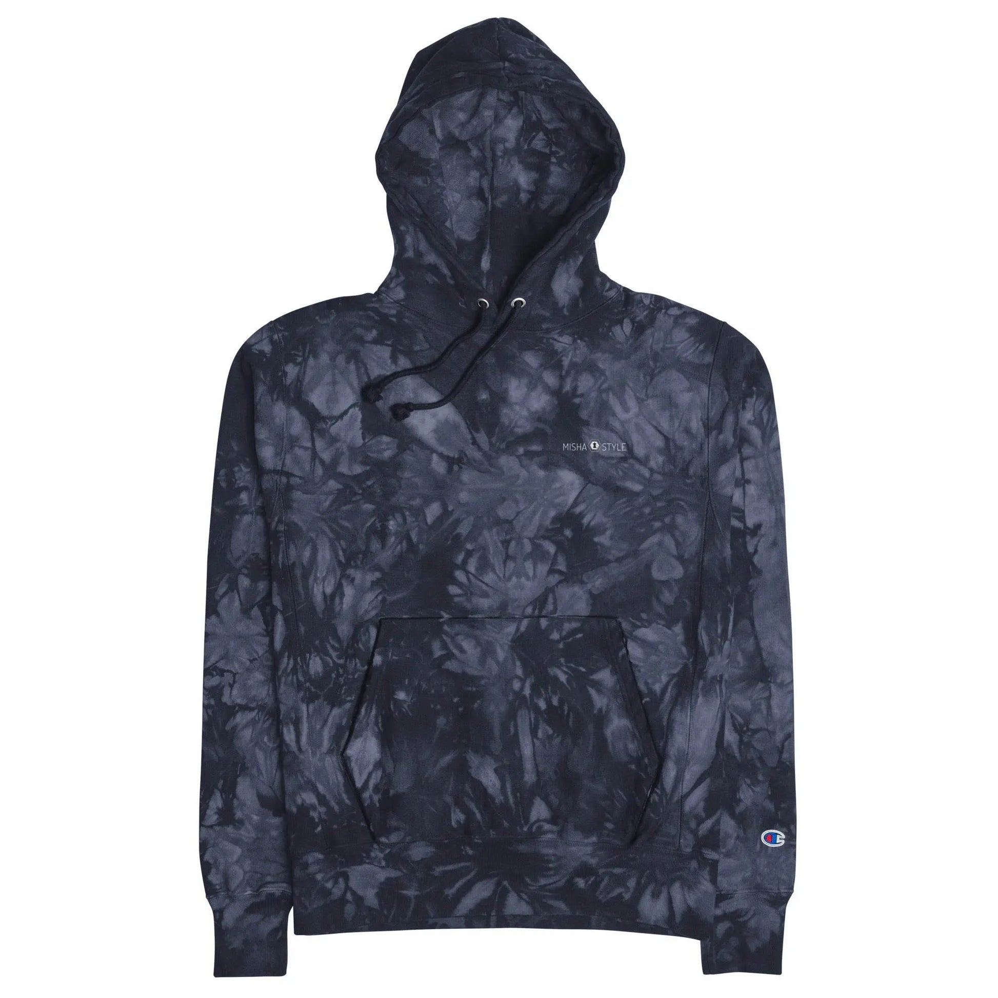 Women Champion tie-dye Navy hoodie - IVORYNN