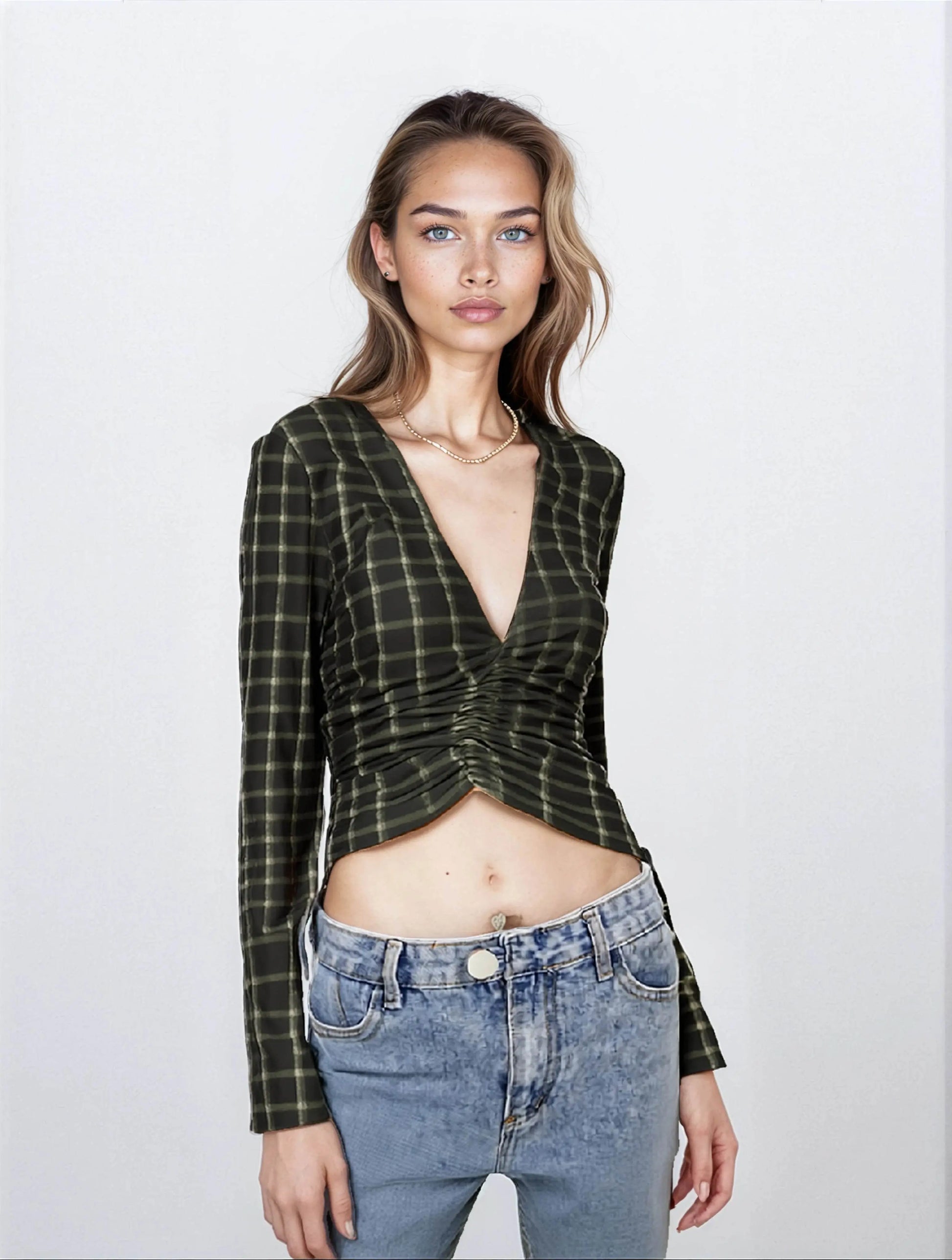 Women's Bib Overall Luxury Pant - Black - IVORYNN