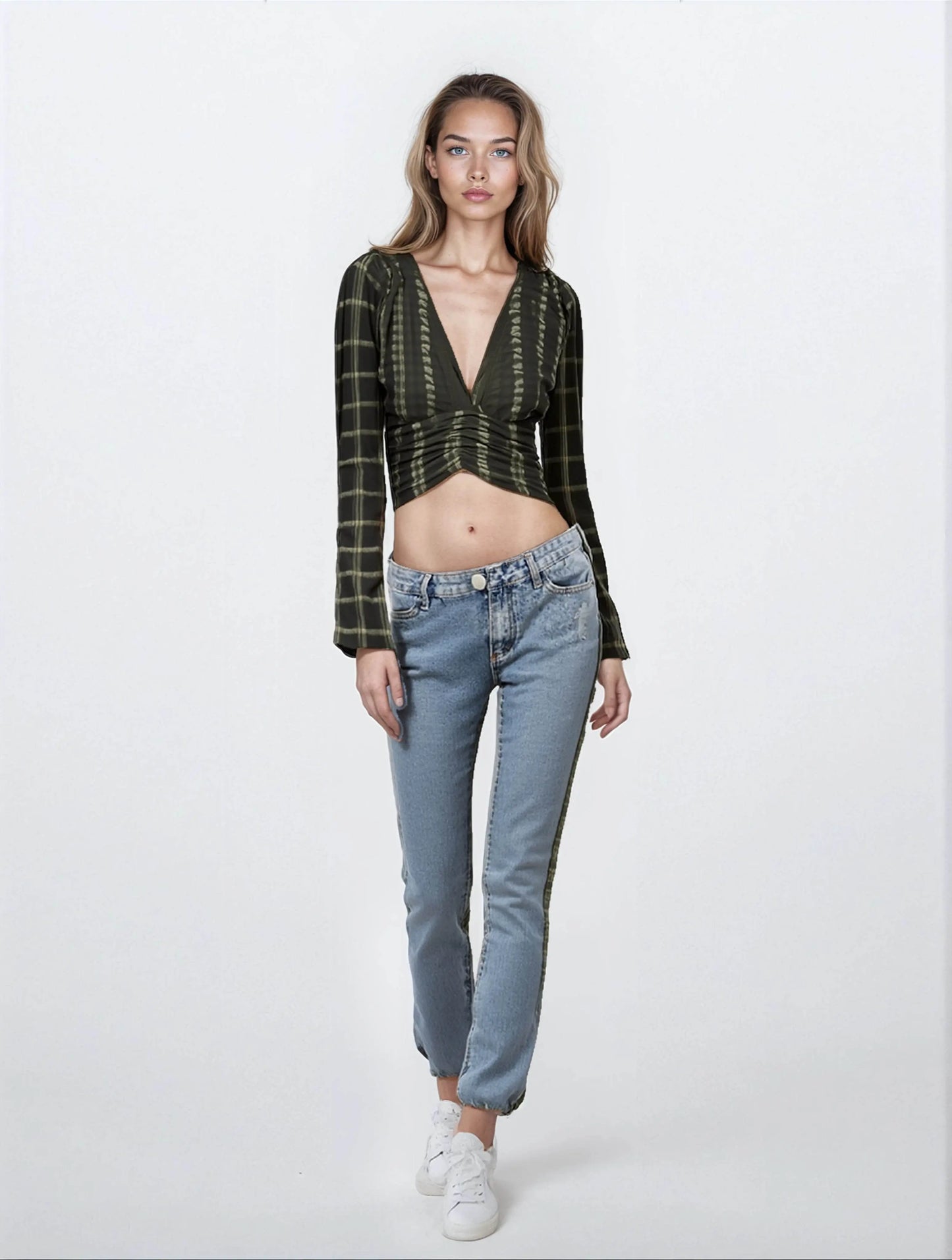 Women's Bib Overall Luxury Pant - Black - IVORYNN