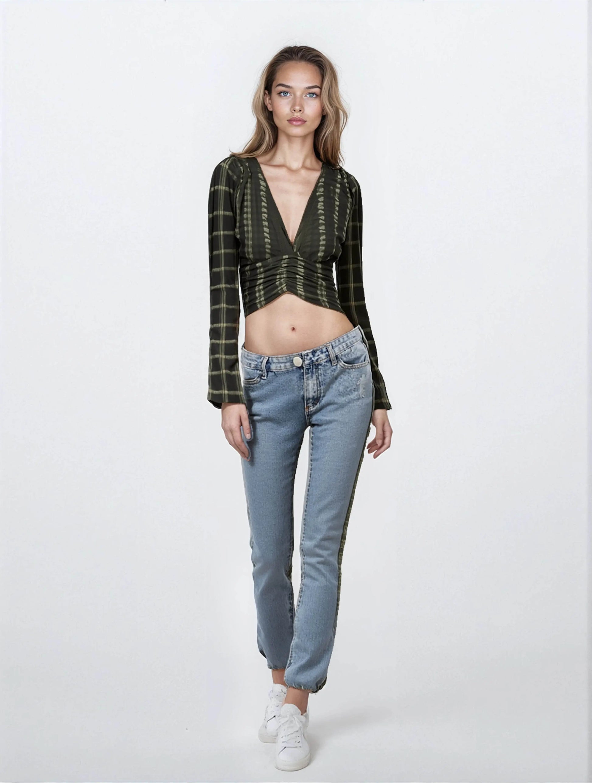 Women's Bib Overall Luxury Pant - Black - IVORYNN