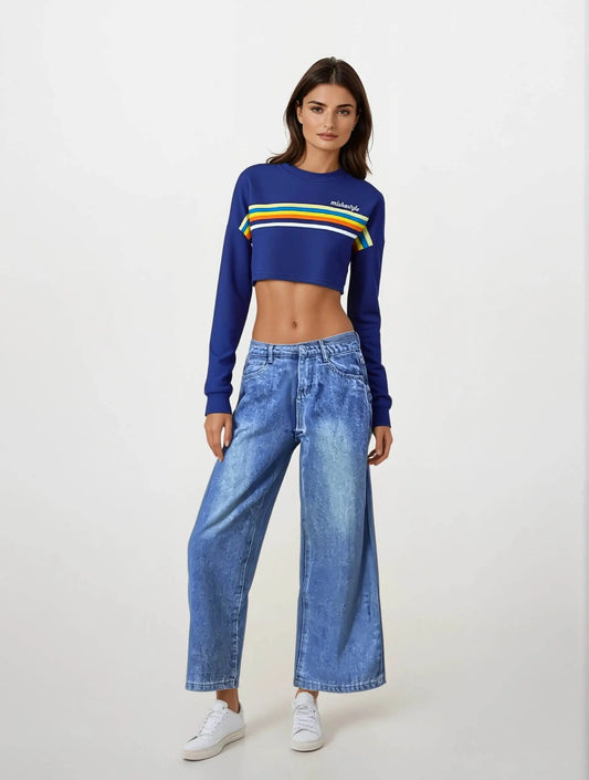 Women’s Cropped Crewneck Sweatshirt