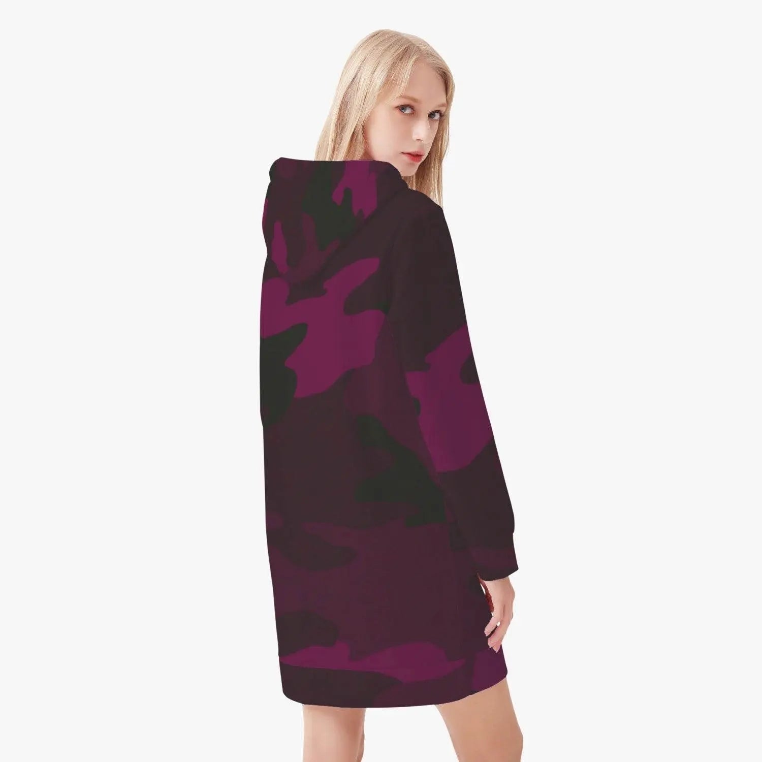 Women's Hoodie Dress - Red Army - IVORYNN