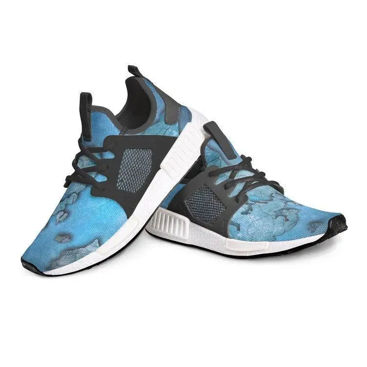 World Map Lightweight Men Mesh Sneaker - IVORYNN