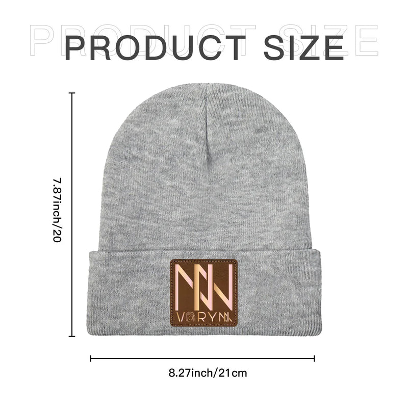 Flattering Thickened Men Light Gray Knitted Hats