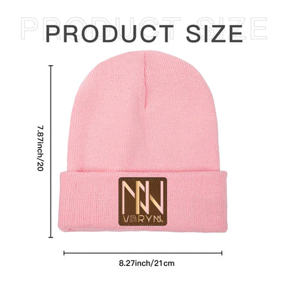 Flattering Thickened Men Pink Knitted Hats