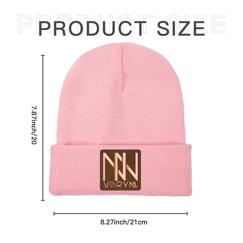 Flattering Thickened Men Pink Knitted Hats