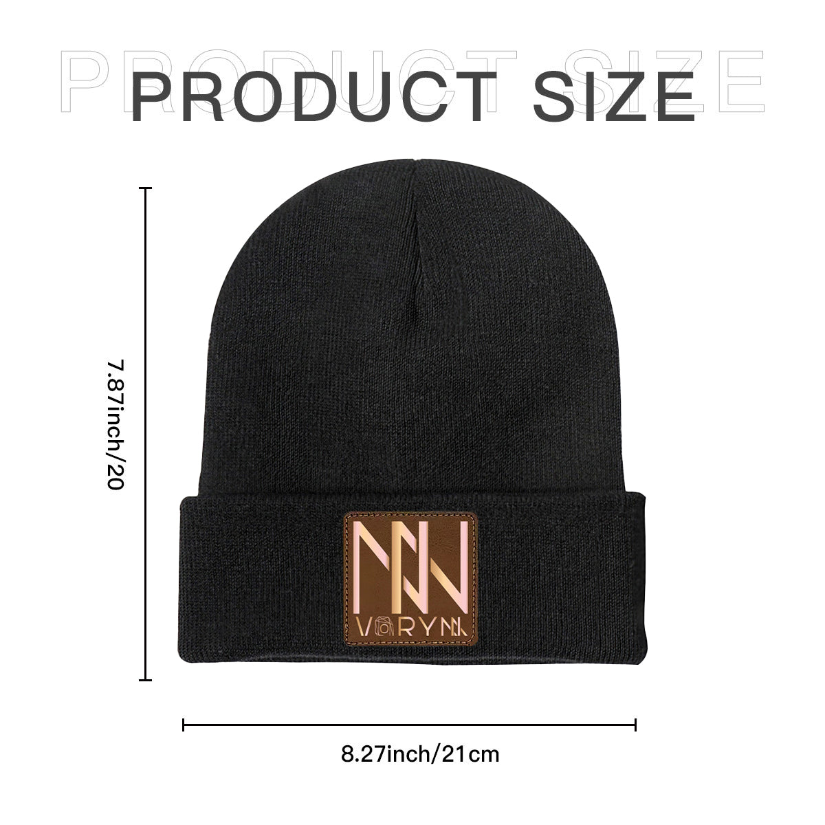 Flattering Thickened Men Black Knitted Hats