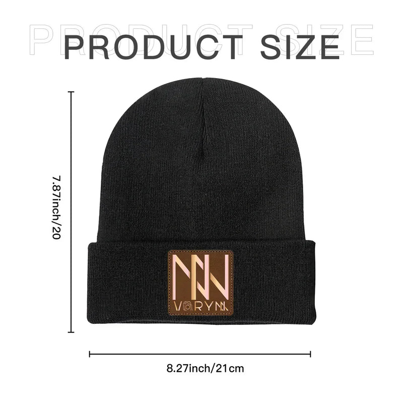 Flattering Thickened Men Black Knitted Hats