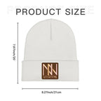 Flattering Thickened Men White Knitted Hats