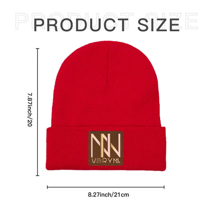 Flattering Thickened Women Red Knitted Hats