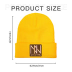 Flattering Thickened Men Yellow Knitted Hats