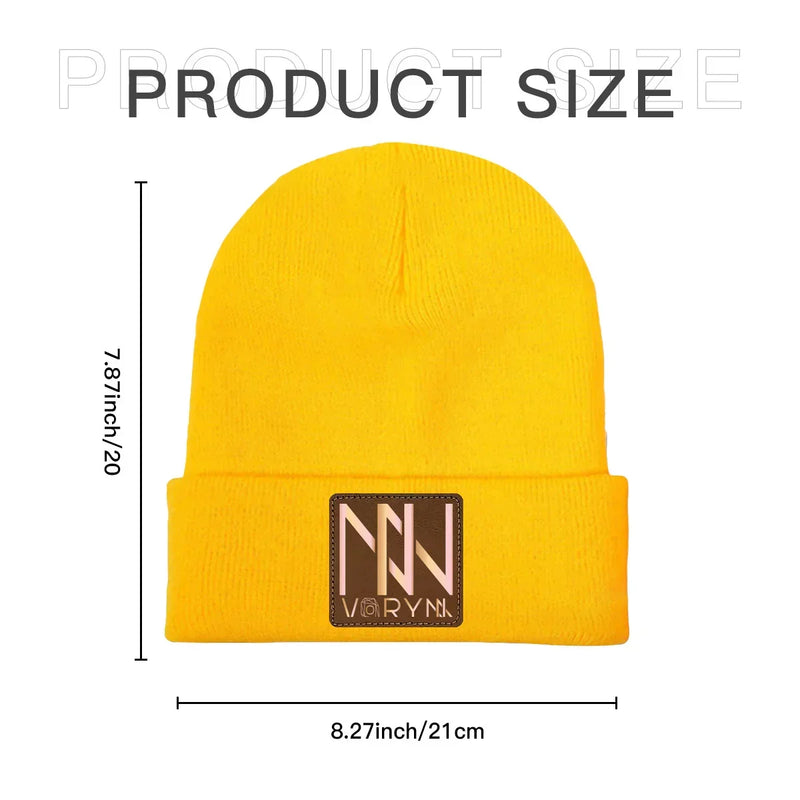 Flattering Thickened Women Yellow Knitted Hats