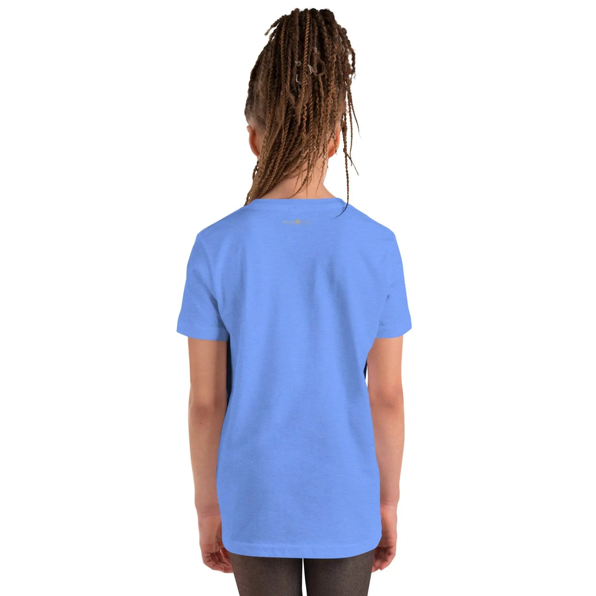 Youth Short Sleeve Blue T-Shirt - IVORYNN